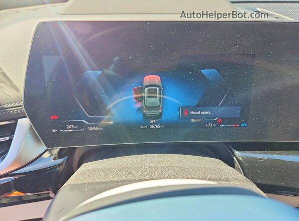 WBX73EF07T5540434 2026 BMW X1 Teal Սարքավորումների վահանակի տեսք