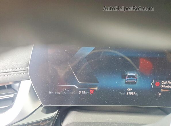 WBX73EF08R5030182 2024 BMW X1 Blue Սարքավորումների վահանակի տեսք