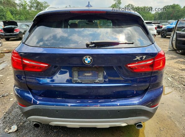 WBXHT3C30J5F91832 2018 BMW X1 Blue Вид ззаду