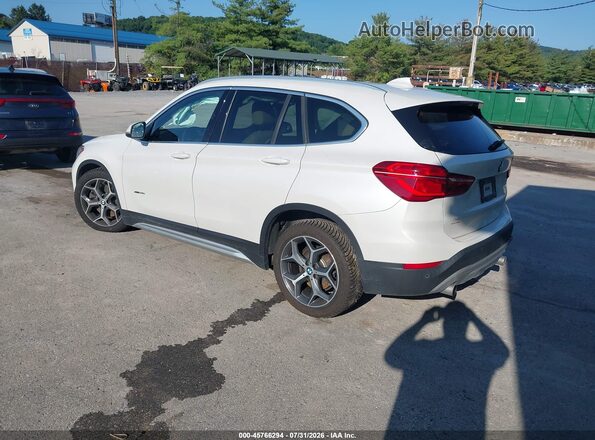 WBXHT3C30J5K28816 2018 BMW X1 Белый Задняя левая четверть