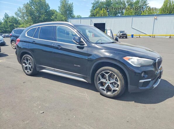 WBXHT3C30J5L24459 2018 BMW X1 Black წინა მარჯვენა