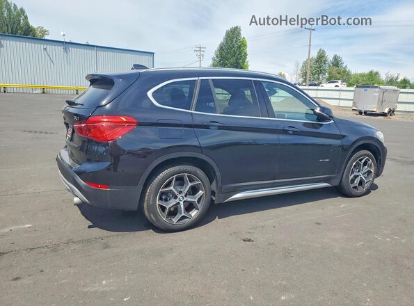 WBXHT3C30J5L24459 2018 BMW X1 Black უკანა მარჯვენა