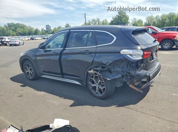 WBXHT3C30J5L24459 2018 BMW X1 Black უკანა მარცხენა