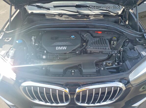 WBXHT3C30J5L24459 2018 BMW X1 Black უკანა სალონის ხედი