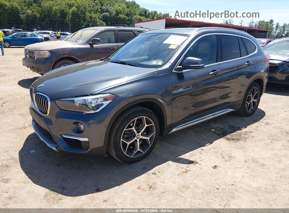WBXHT3C30J5L28320 2018 BMW X1 Gray წინა მარცხენა ხედი სამი მეოთხედიდან