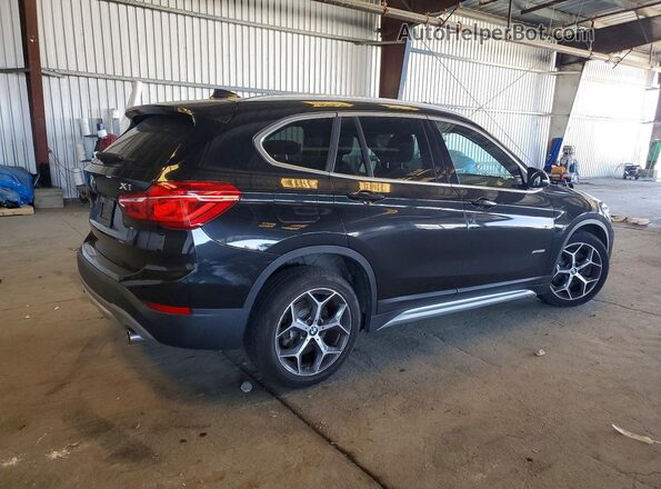 WBXHT3C31GP884035 2016 BMW X1 Black Հետևի աջ