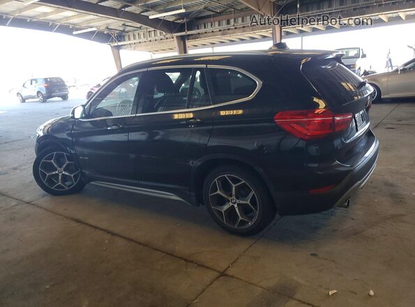 WBXHT3C31GP884035 2016 BMW X1 Black Հետևի ձախ