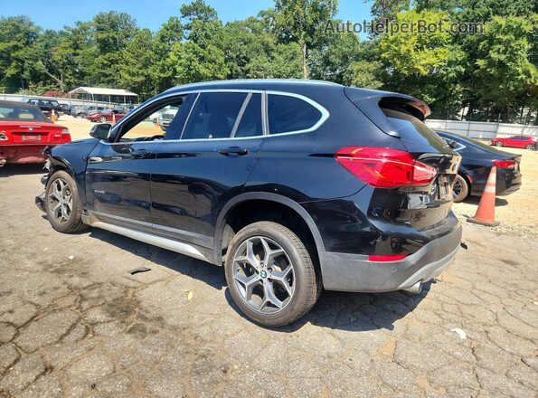 WBXHT3C31H5F74886 2017 BMW X1 Black უკანა მარცხენა
