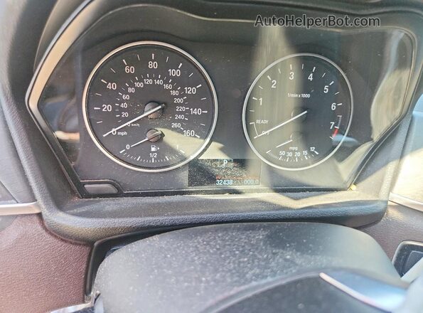 WBXHT3C31H5F74886 2017 BMW X1 Black ხელსაწყოთა პანელის ხედი
