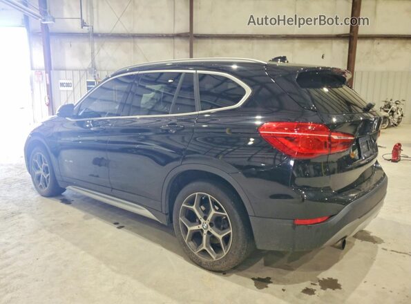 WBXHT3C31H5F77402 2017 BMW X1 Black Հետևի ձախ