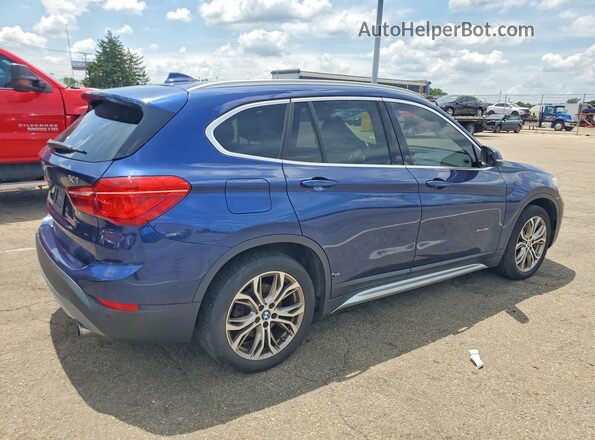 WBXHT3C31H5F86620 2017 BMW X1 Blue Հետևի աջ