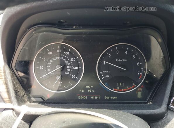 WBXHT3C31H5F86620 2017 BMW X1 Blue Սարքավորումների վահանակի տեսք