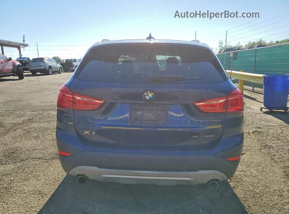 WBXHT3C31J5L33882 2018 BMW X1 Синий Вид сзади
