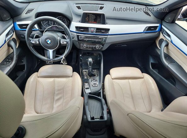WBXHT3C32G5E49233 2016 BMW X1 Gray წინა პანელის ხედი