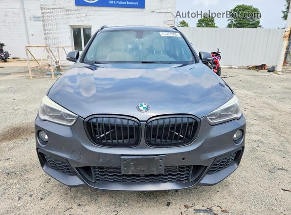 WBXHT3C32G5E49233 2016 BMW X1 Gray წინა ხედი