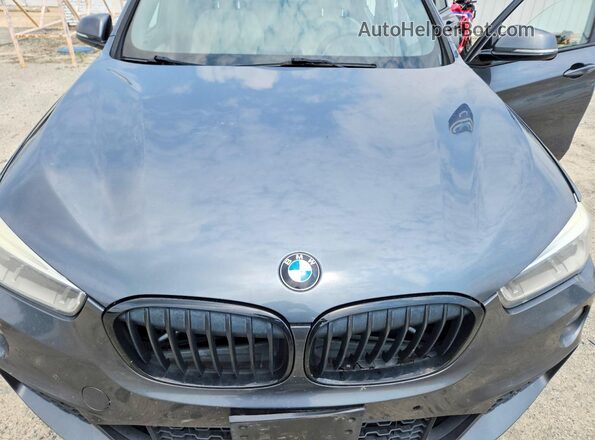 WBXHT3C32G5E49233 2016 BMW X1 Gray ძრავის განყოფილების ხედი