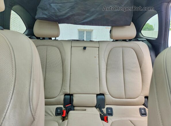 WBXHT3C32G5E49233 2016 BMW X1 Gray უკანა სავარძლების ხედი