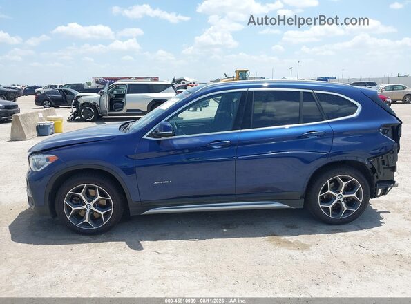 WBXHT3C32H5F77912 2017 BMW X1 Dark Blue 