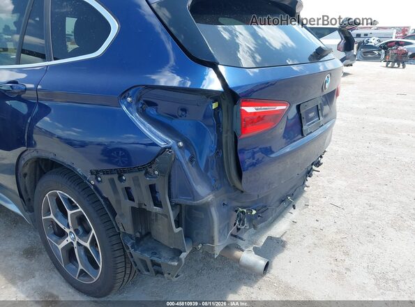 WBXHT3C32H5F77912 2017 BMW X1 Dark Blue 