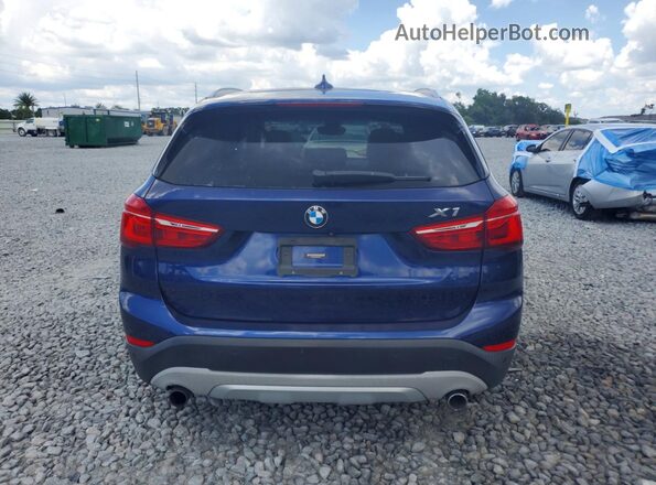 WBXHT3C33H5F69771 2017 BMW X1 Blue უკანა ხედი