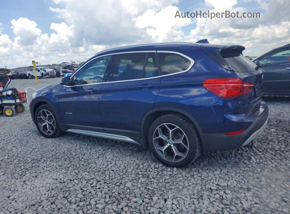 WBXHT3C33H5F69771 2017 BMW X1 Blue უკანა მარცხენა