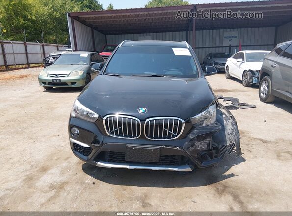 WBXHT3C33J5K23254 2018 BMW X1 Black Rear interior view