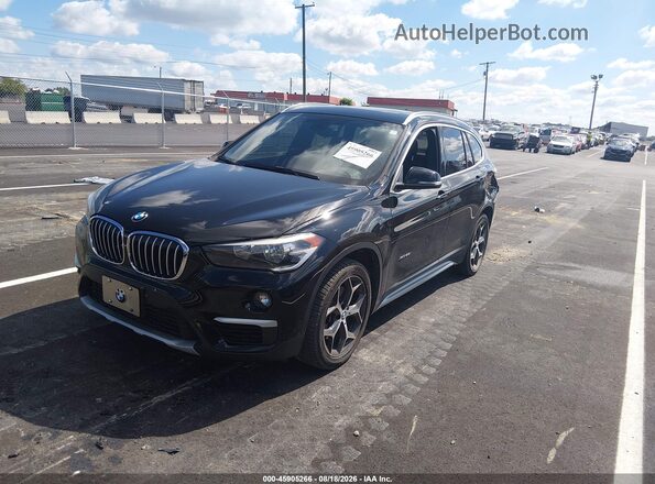 WBXHT3C33J5L26125 2018 BMW X1 Black Передня ліва чверть