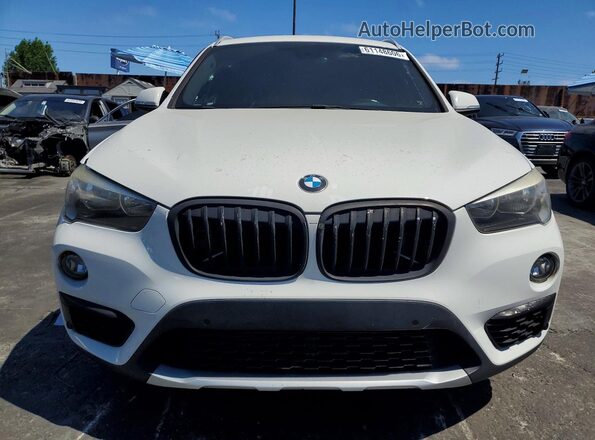 WBXHT3C33J5L27453 2018 BMW X1 White წინა ხედი