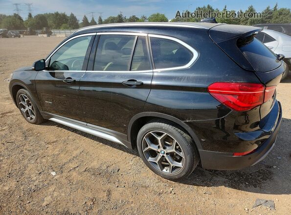 WBXHT3C35GP884376 2016 BMW X1 Black უკანა მარცხენა