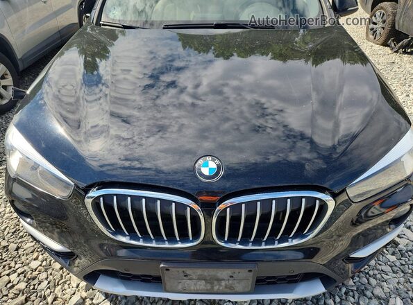 WBXHT3C35GP886418 2016 BMW X1 Black Շարժիչի բաժամունքի տեսք