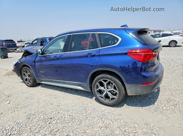 WBXHT3C35H5F82411 2017 BMW X1 Blue უკანა მარცხენა