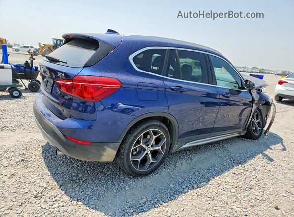 WBXHT3C35H5F82411 2017 BMW X1 Blue უკანა მარჯვენა