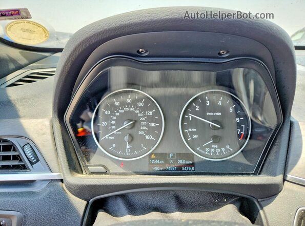 WBXHT3C35H5F82411 2017 BMW X1 Blue ხელსაწყოთა პანელის ხედი