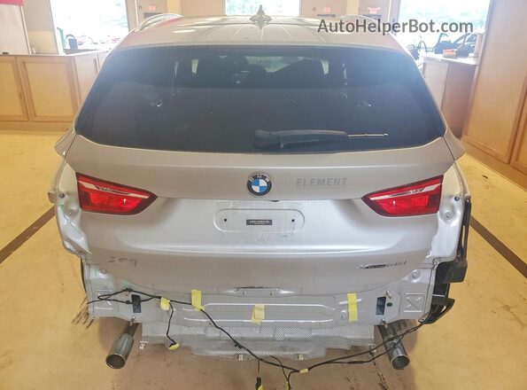 WBXHT3C35J5L28104 2018 BMW X1 Silver Rear view