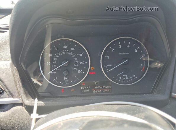 WBXHT3C36H5F68386 2017 BMW X1 Gray Vista del cuadro de instrumentos