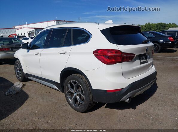 WBXHT3C36H5F87214 2017 BMW X1 White უკანა მარცხენა