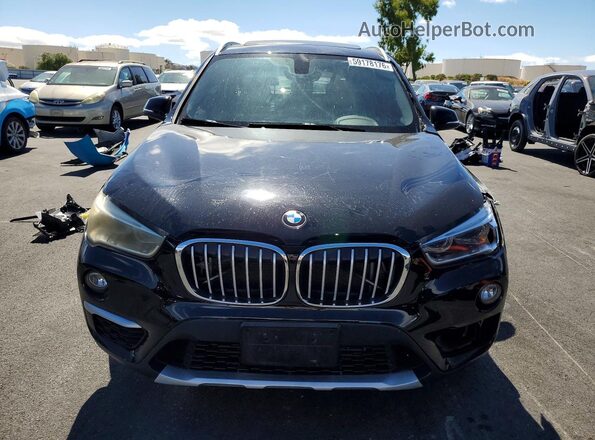 WBXHT3C36J5K20462 2018 BMW X1 Black Вид спереду