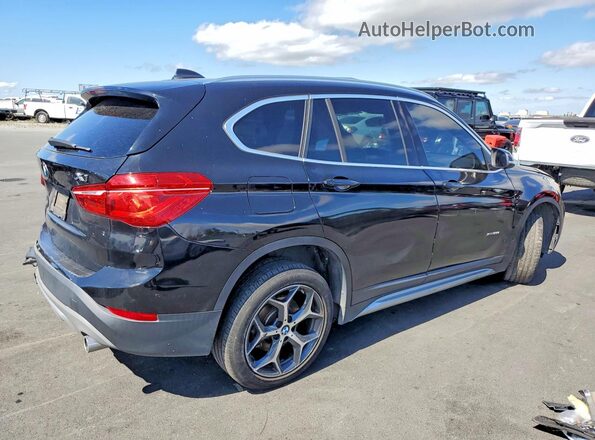 WBXHT3C36J5K20462 2018 BMW X1 Black Задня права чверть