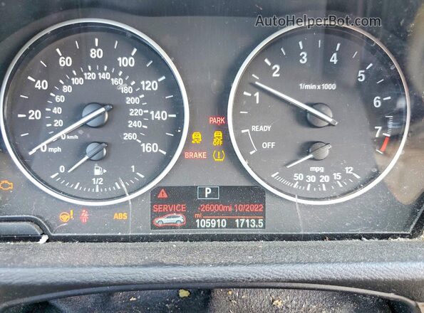 WBXHT3C36J5K20462 2018 BMW X1 Black Вид щитка приладів