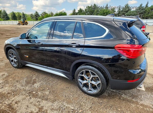 WBXHT3C37G5E49504 2016 BMW X1 Black Задня ліва чверть