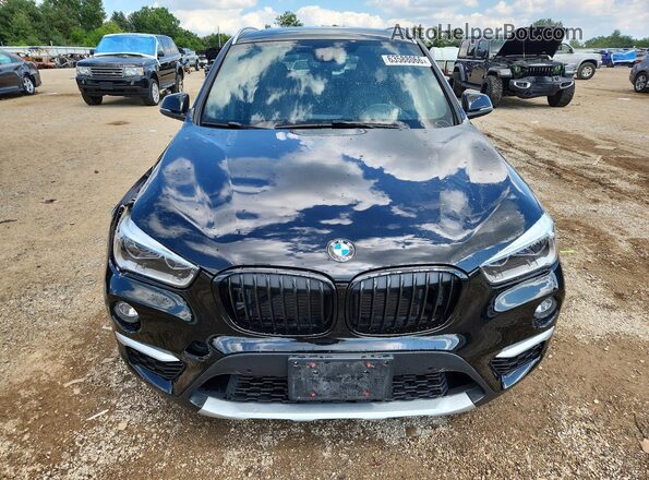 WBXHT3C37G5E49504 2016 BMW X1 Black Вид спереду
