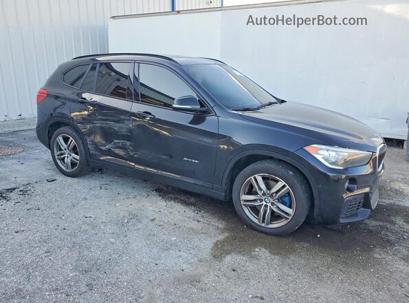 WBXHT3C37G5E52841 2016 BMW X1 Black Przód prawy
