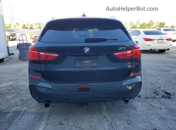 WBXHT3C37G5E52841 2016 BMW X1 Black Widok z tyłu
