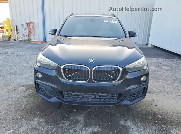WBXHT3C37G5E52841 2016 BMW X1 Black Widok z przodu