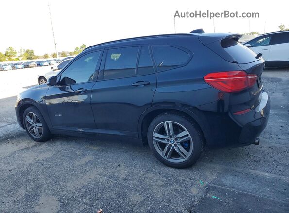 WBXHT3C37G5E52841 2016 BMW X1 Black Tył lewy