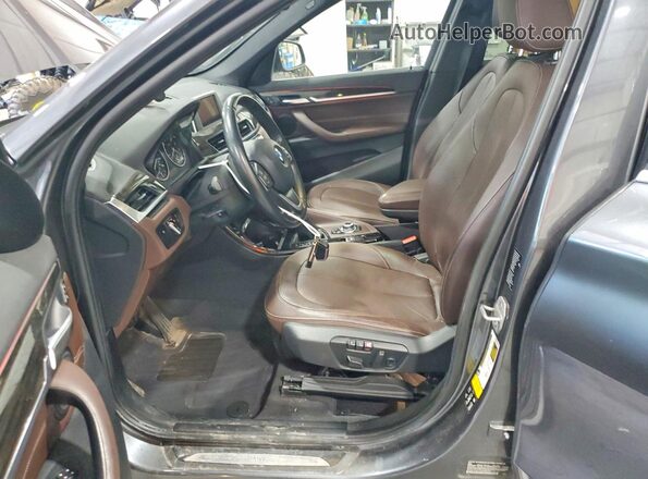 WBXHT3C37GP880202 2016 BMW X1 Gray Սալոնի դիմացի տեսք