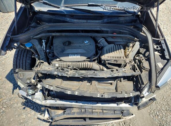 WBXHT3C37J5K29932 2018 BMW X1 Black Вид підкапотного простору