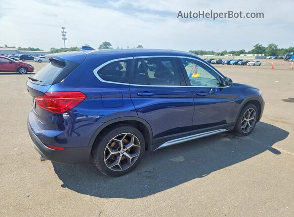 WBXHT3C37J5L27973 2018 BMW X1 Blue Задня права чверть