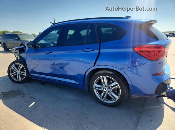 WBXHT3C38H5F71046 2017 BMW X1 Blue უკანა მარცხენა