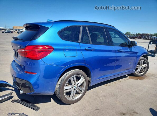 WBXHT3C38H5F71046 2017 BMW X1 Blue უკანა მარჯვენა